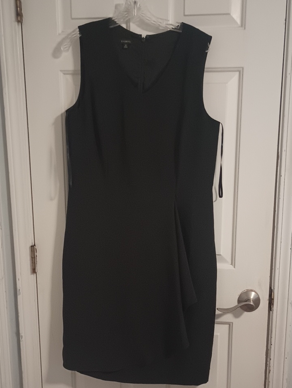 Talbots Black Sleeveless V-Neck Mini Dress